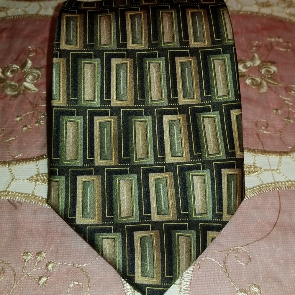 All silk hand made tie